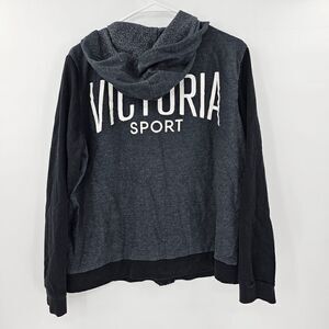 Victoria's Secret sport vsx black gray sweatshirt hoodie large